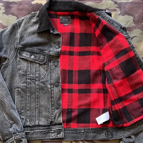 Polo Ralph Lauren fleece-lined denim jacket NWT - Picture 5 of 8